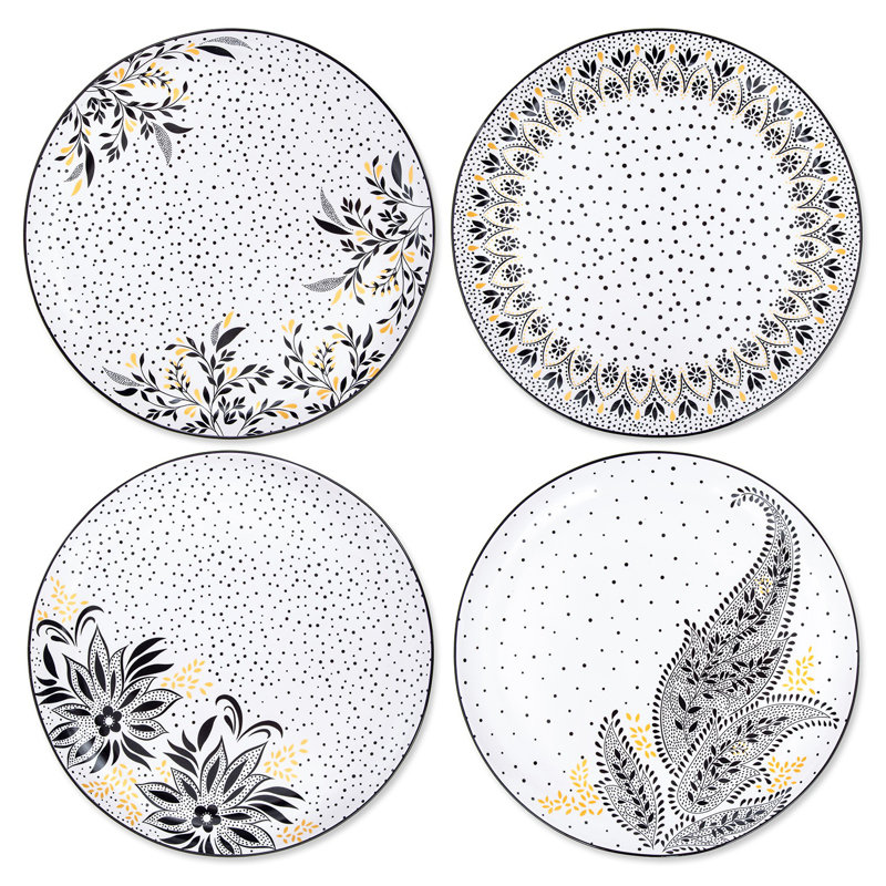 Sara Miller, Artisanne Noir - Dinner Plates