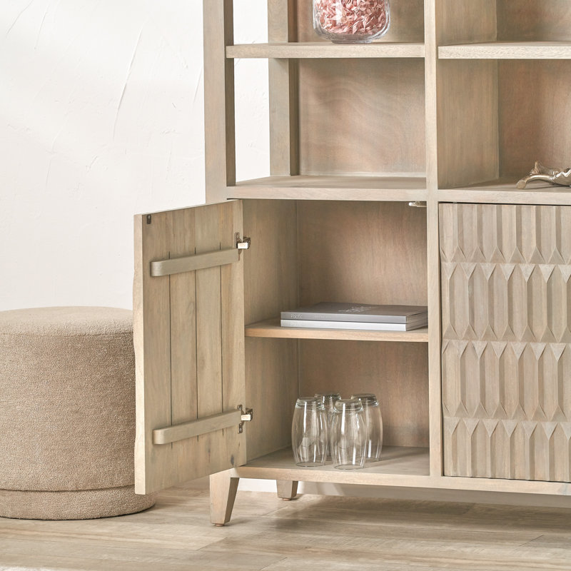 Abrytha Open Shelving China Cabinet