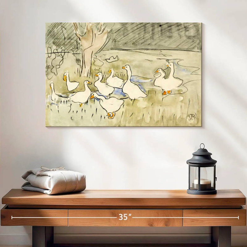 Classic Ducks, 16" H x 24" W