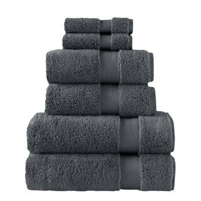 Modbury 6 Piece Turkish Cotton Towel Set by SaaSoh