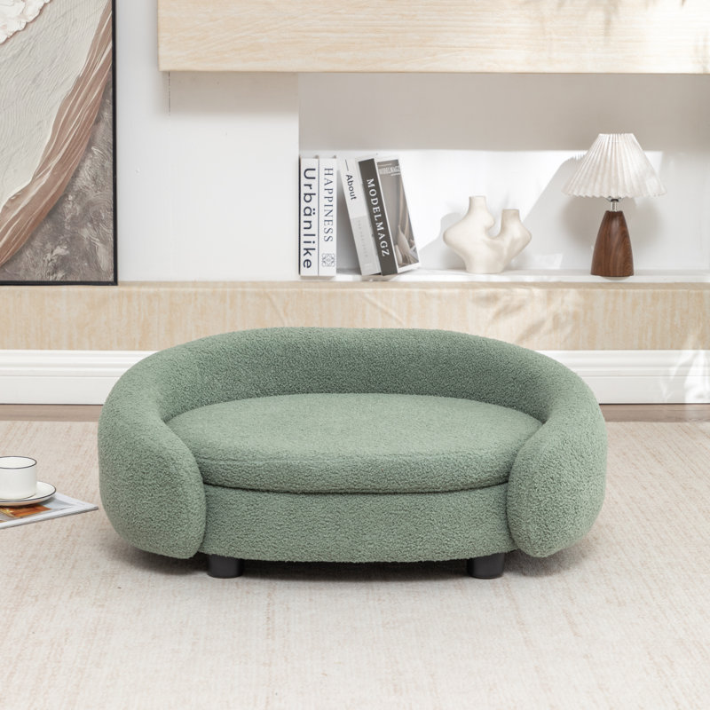 Lit pour chien Malcolm Elegant Rectangle, Vert