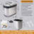 KEENZEST 27-in-1 Smart Bread Machine with Programmable Homemade Cycle & Gluten Free Setting, 2LB 1.5LB 1LB Dough Bread Maker with Delay Timer, Whole Wheat Bread Making Machine with Recipes, Stainless Steel Body 