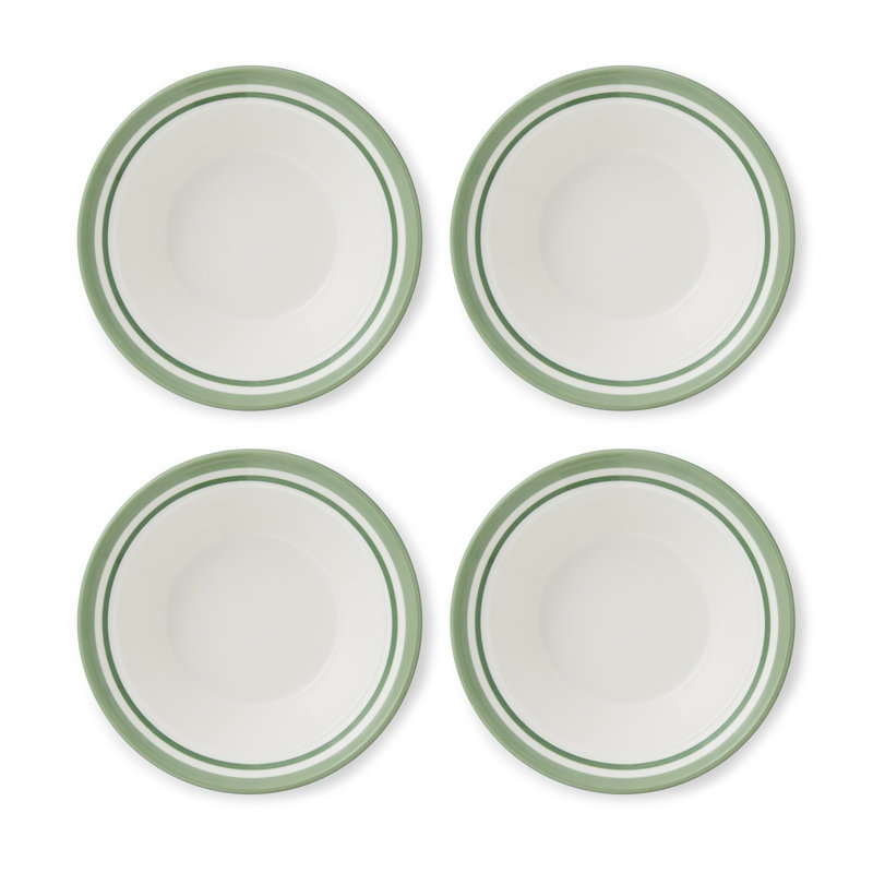 Portmeirion, Potters Stripe - Soup Plate, Green