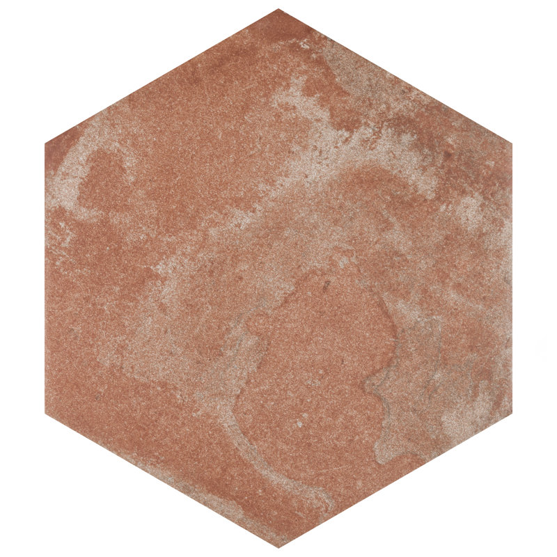 Carreau de porcelaine 11 po x 13 po Americana Boston North Hex
