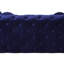 Causeuse en velours bleu Atronia