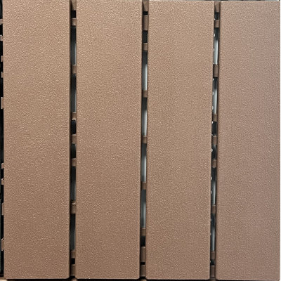 Carreaux de terrasse 12 po à emboîtement extérieur - tuiles de plancher pour balcon et patio, faciles à installer, 44 pièces pour la cour arrière