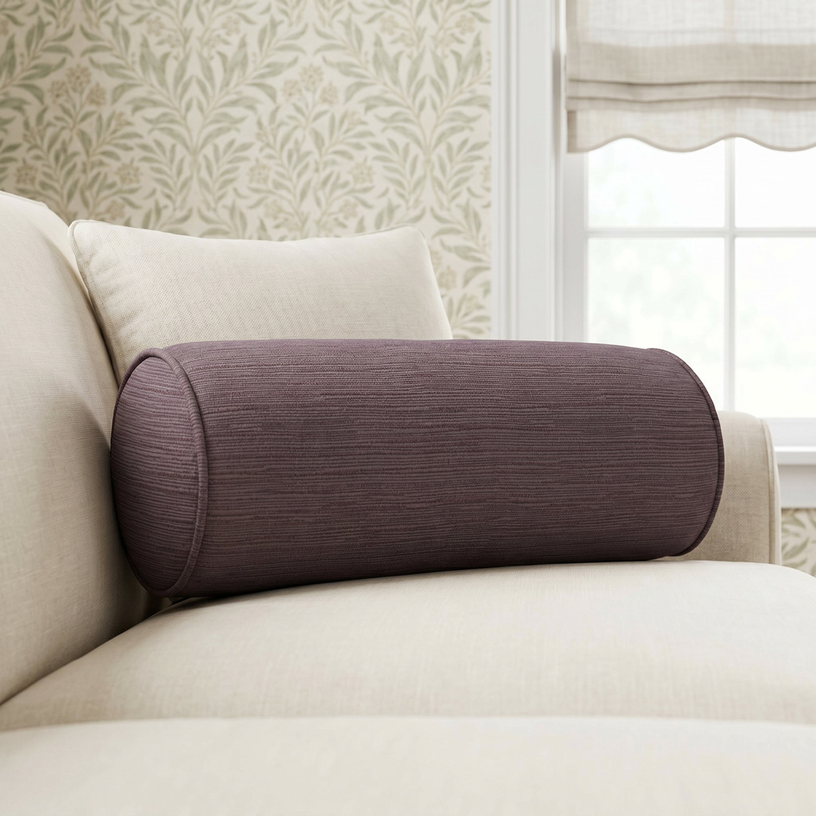 Throw Pillow, Beige, 6" x 16"