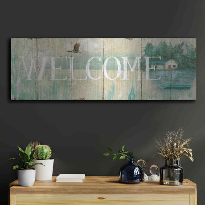«Waterside Lodge III» par Daphne Brissonet, art mural en métal