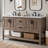 Marissa 60" Freestanding Double Bathroom Vanity with Engineered Stone Top-999023288