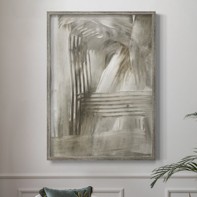 Earth Markings II Framed Print - Solid Wood