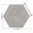 Hexagon natural marble tile-119027205