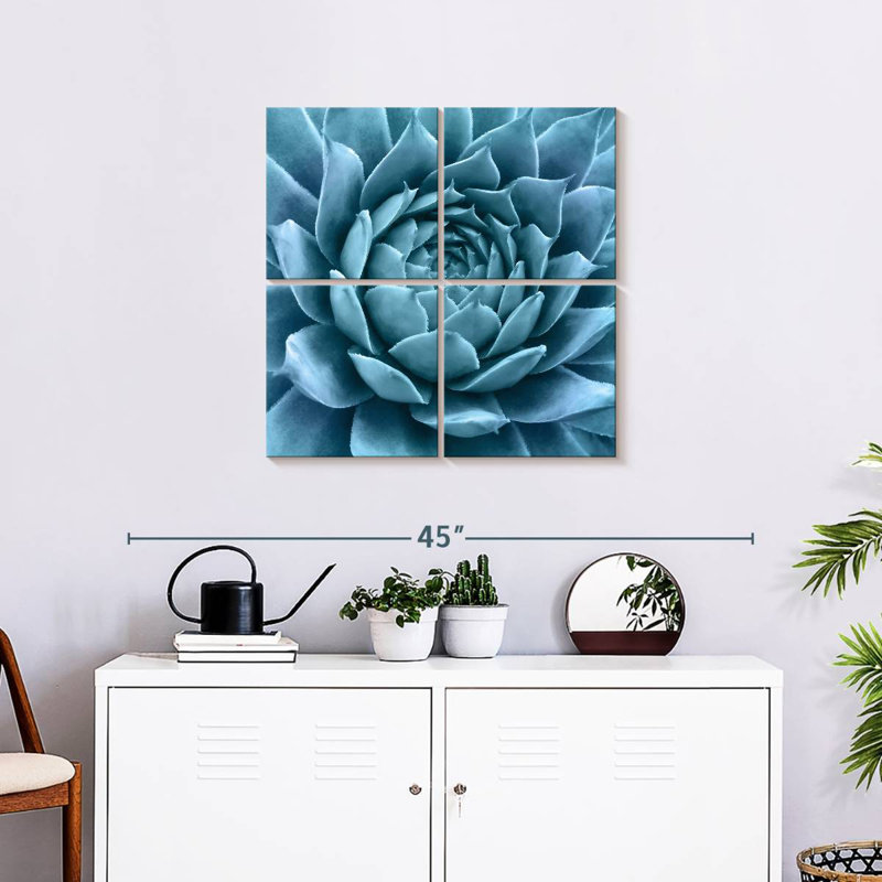 Harnek Silvery Blue Agave, 26" H x 26" W