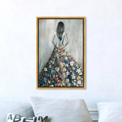 " Girl With Flower Thoughts "