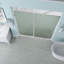 Porte de douche à charnière sans cadre Belmore-100895633-100895634