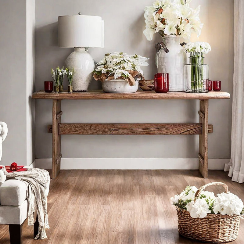 Console américaine de style américain, H 29,92 po x l 62,99 po x L 13,78 po