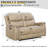 Ilkeston 61" W Manual Reclining Faux Leather Loveseat -95225756