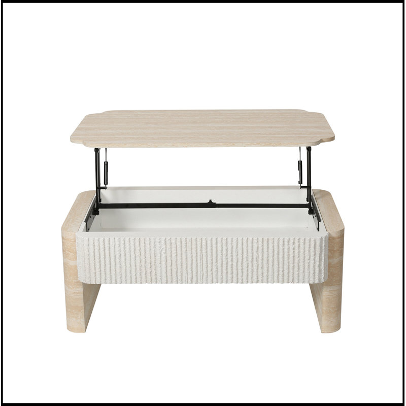 Amabilia à plateau relevable avec rangement caché