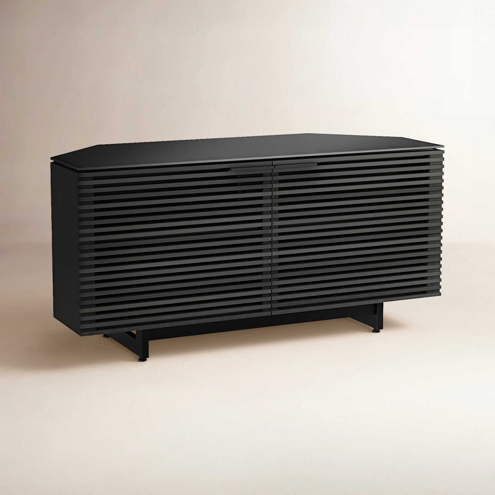 Corridor 50'' Media Console, Charcoal Stained Ash