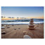 «Risa Stones Balance on Sandy Beach», photographie-1392765338-1392765375