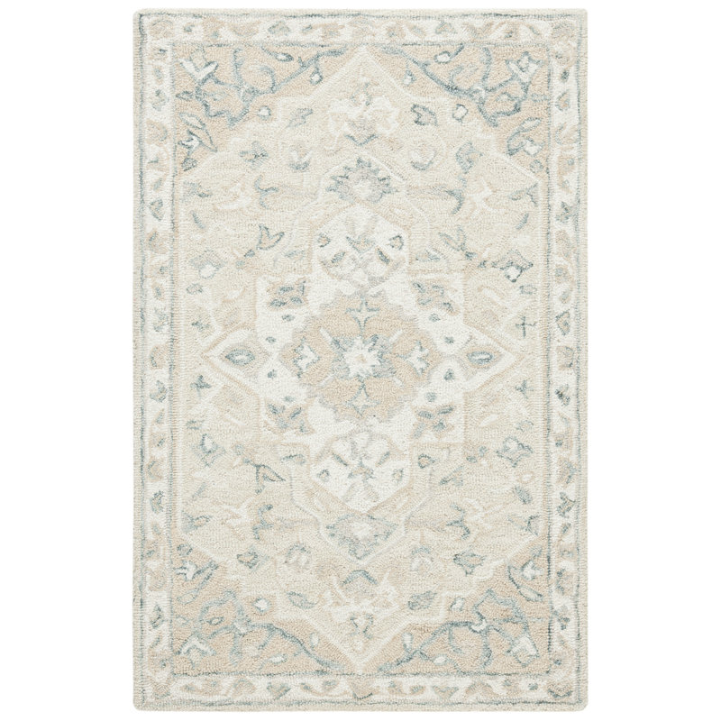 Dalewood Hand-Tufted Wool and Cotton Rug, Rectangle 2' x 3'