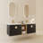 60 Inch Soft Close Doors Bathroom Vanity With Sink, And A Small Storage Shelves-53771962