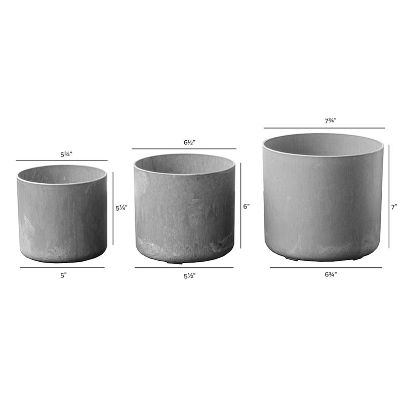 Partibha Pot Planter, Gray
