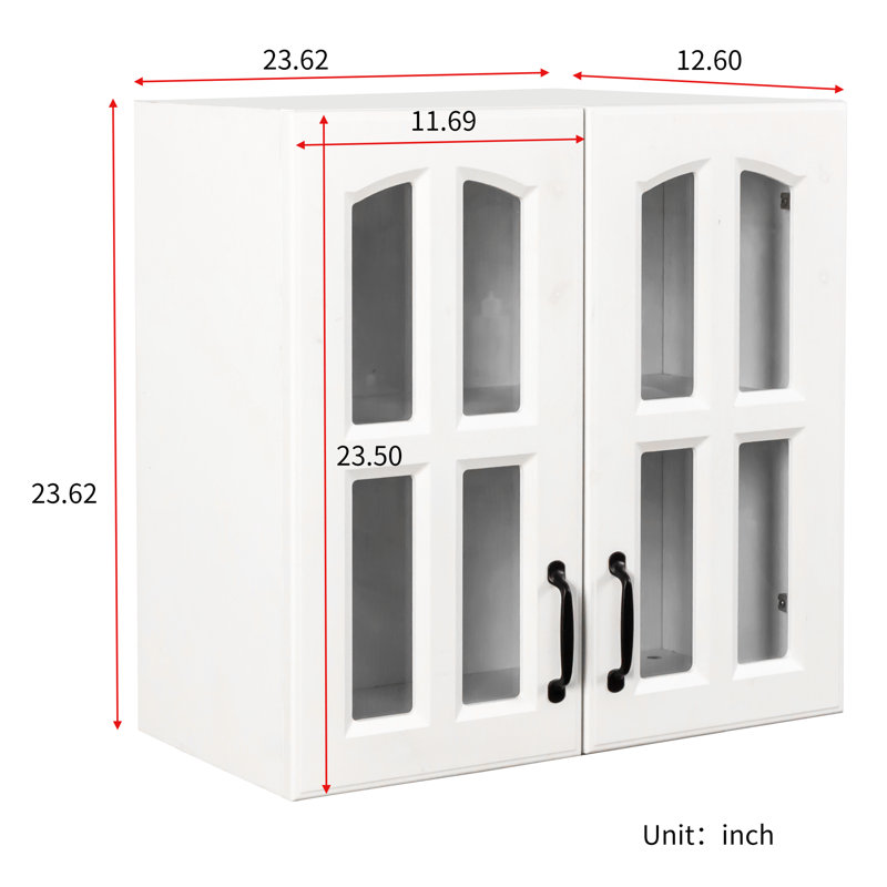 Wall-Mounted Bathroom Cabinet with Shelves