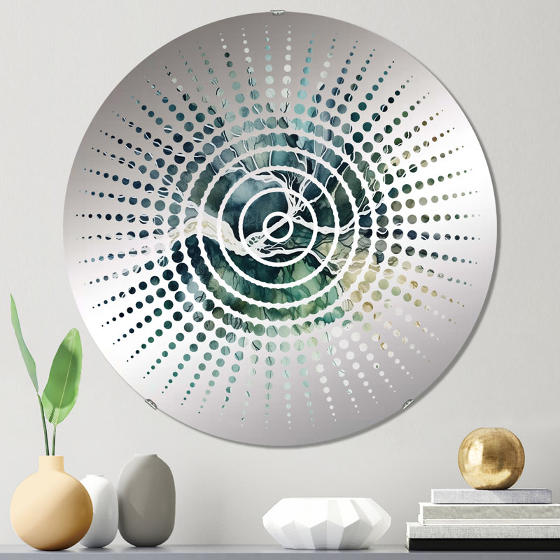 Briannalee - Miroir mural Sun Circles, 31,4 po x 31,4 po