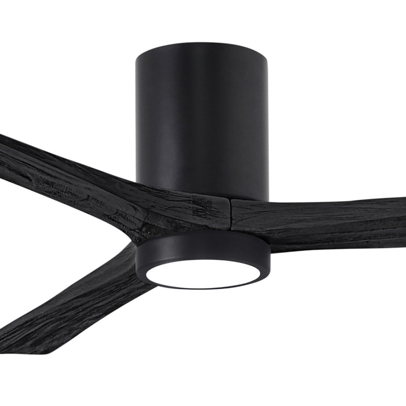 Irene LED Ceiling Fan, Matte Black, Matte Black, 60"