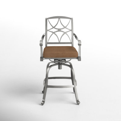 Wiltshire Outdoor Patio Stool with Sunbrella® Cushion