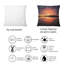 Bold Sunset Panorama Over Delia Lake - Coussin décoratif à imprimé traditionnel-330229605