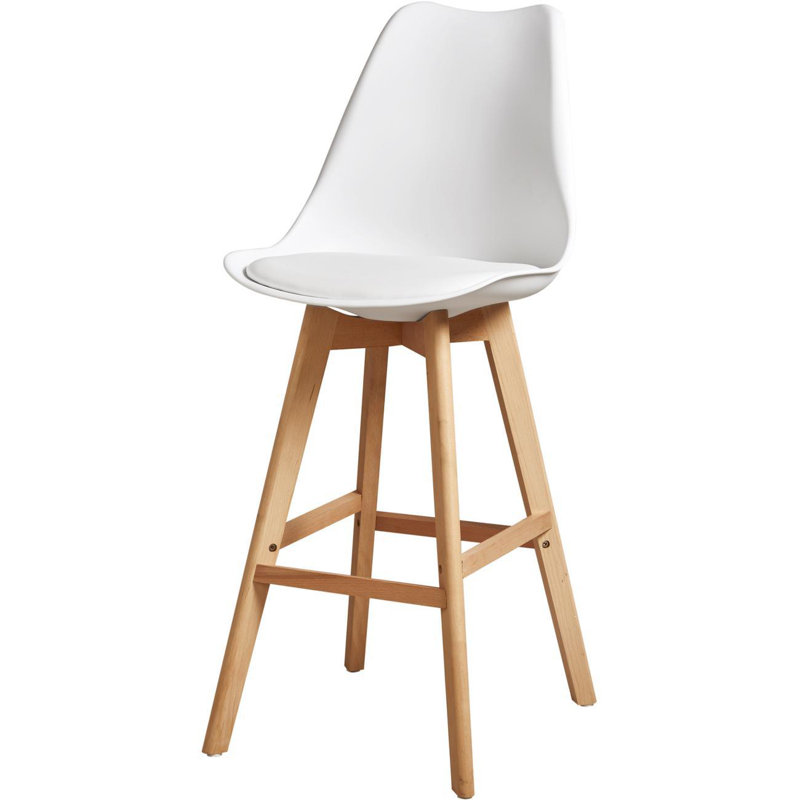 Jonah Counter Stool with Solid Wood Frame