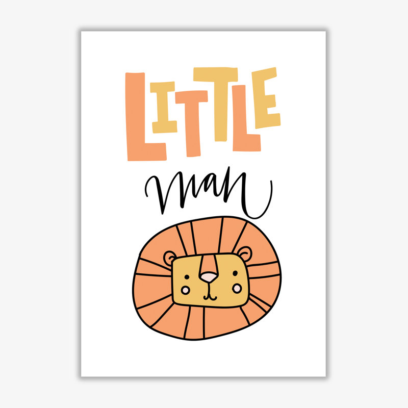 Little Lion Man - Print, 30 cm H x 21 cm W x 1 cm D, No Frame