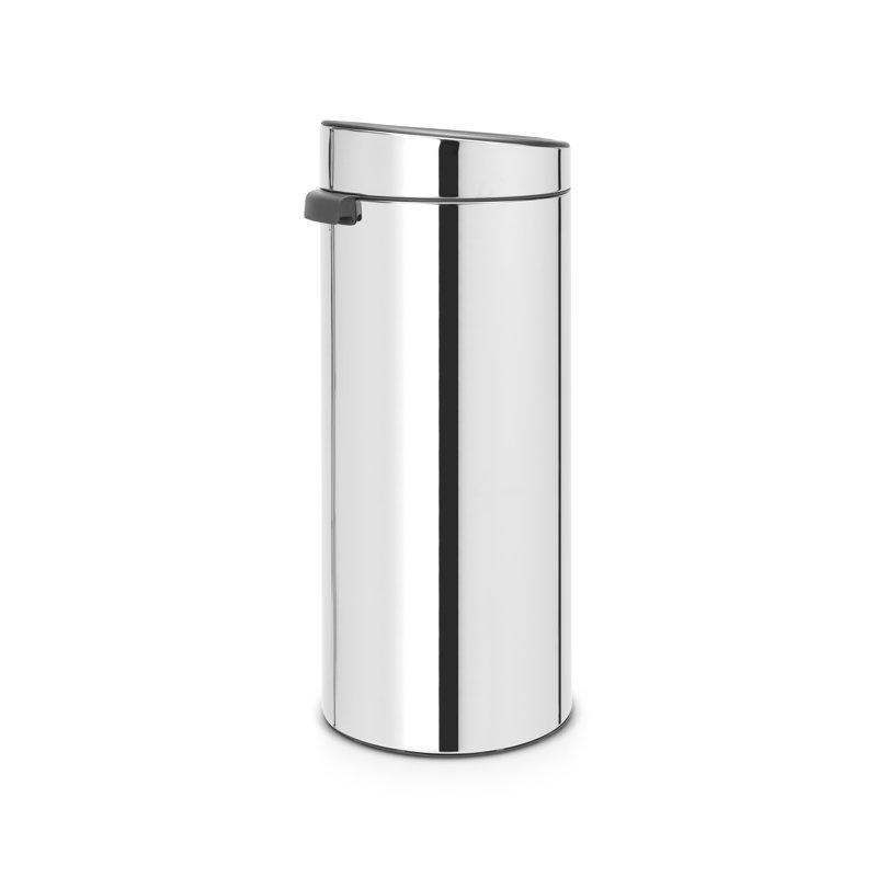Brabantia 30 Litre Touch Bin, Brilliant Steel