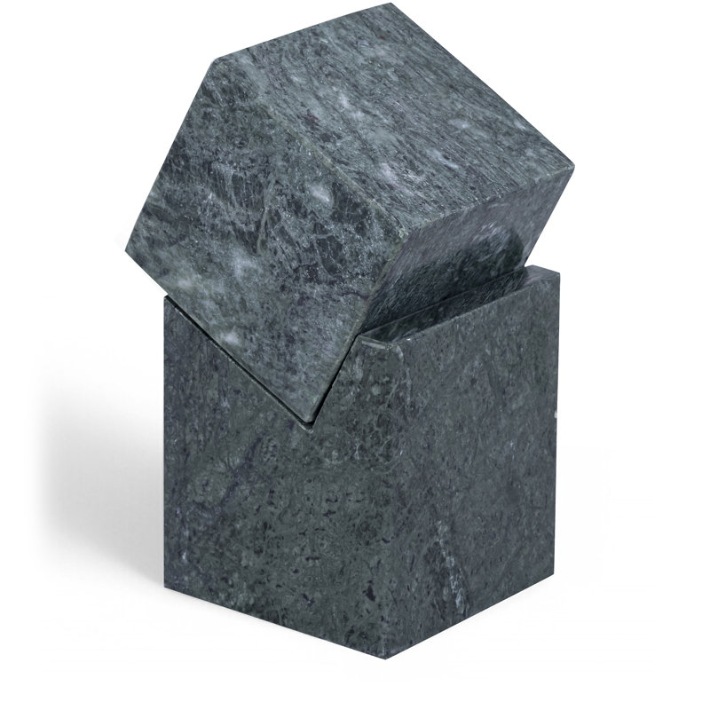 Quadruple marbre Figurines abstraites et sculptures, Vert