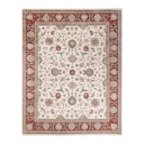 Classic One-of-a-Kind 8'1" X 10'1" Hand Knotted Area Rug