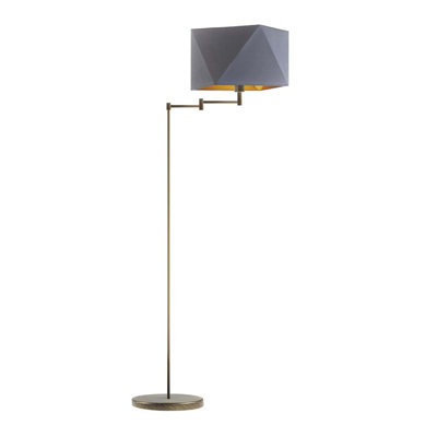 Glasper 165cm Swing Arm Floor Lamp