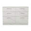 Beraud 110 cm W Chest of 6 Drawers