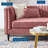 Devote Channel Tufted Performance Velvet Loveseat-489108738