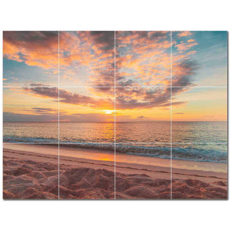 Murale décorative en céramique 4,25 po x 4,25 po