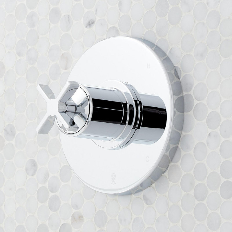 Vassor Pressure Balance Tub and Shower System - Chrome, Chrome