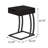 Lunardi C - Shaped End Table with Built-In Outlets-1892077880