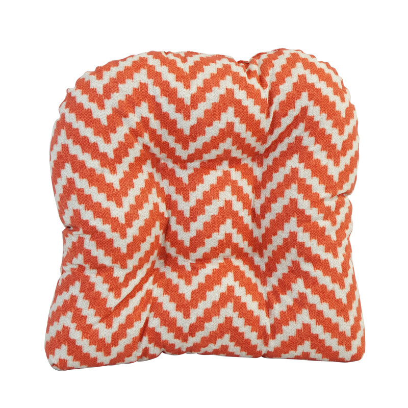 Coussin de chaise de salle à manger pour l'extérieur, Orange