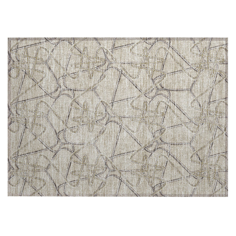  Aleg Area Rug with Non-Slip Backing