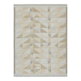 Scandinavian Wool Geometric Area Rug