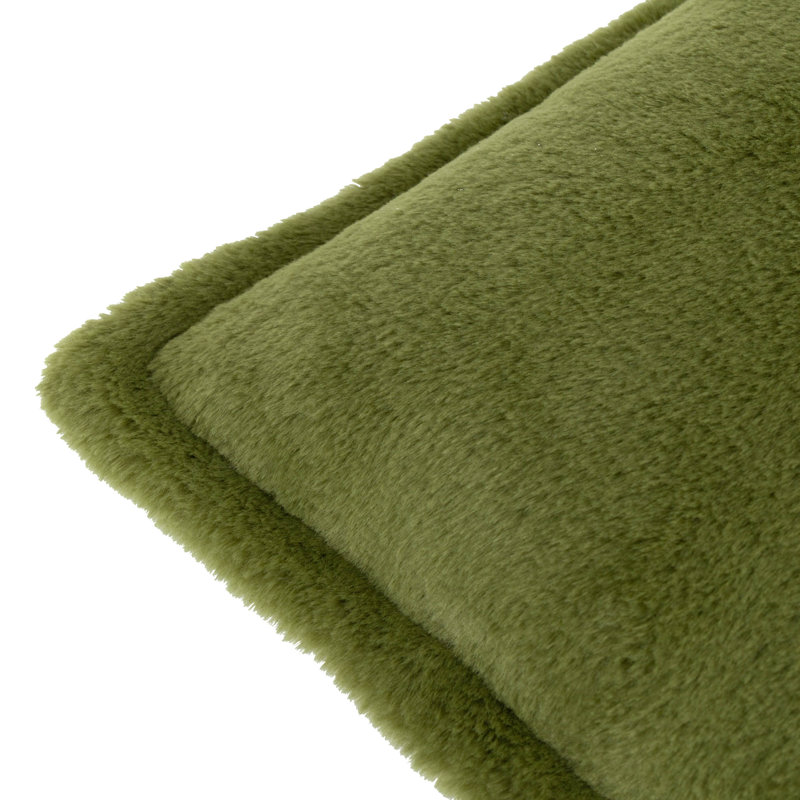 Kallu Cushion Cover Square Throw Cushion Cover, Green, 55cm H x 55cm W
