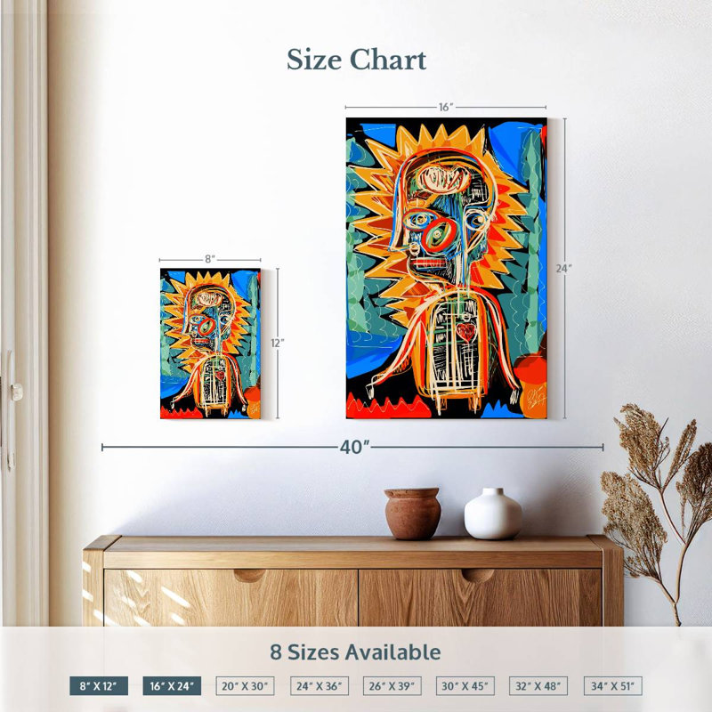 Kelan King's Heart Is Beating, 12" H x 8" W
