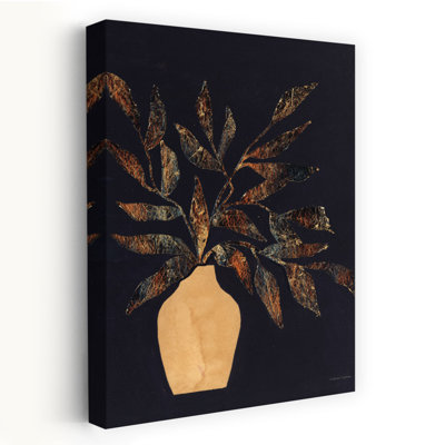 Moody Vase Silhouette Abstract Art contemporain