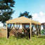 3x6m Pop Up Gazebo, Outdoor Canopy Shelter, Marquee Party Wedding Tent-135726311