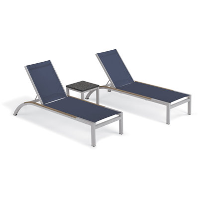 Argento and Travira Outdoor Chaise Lounge